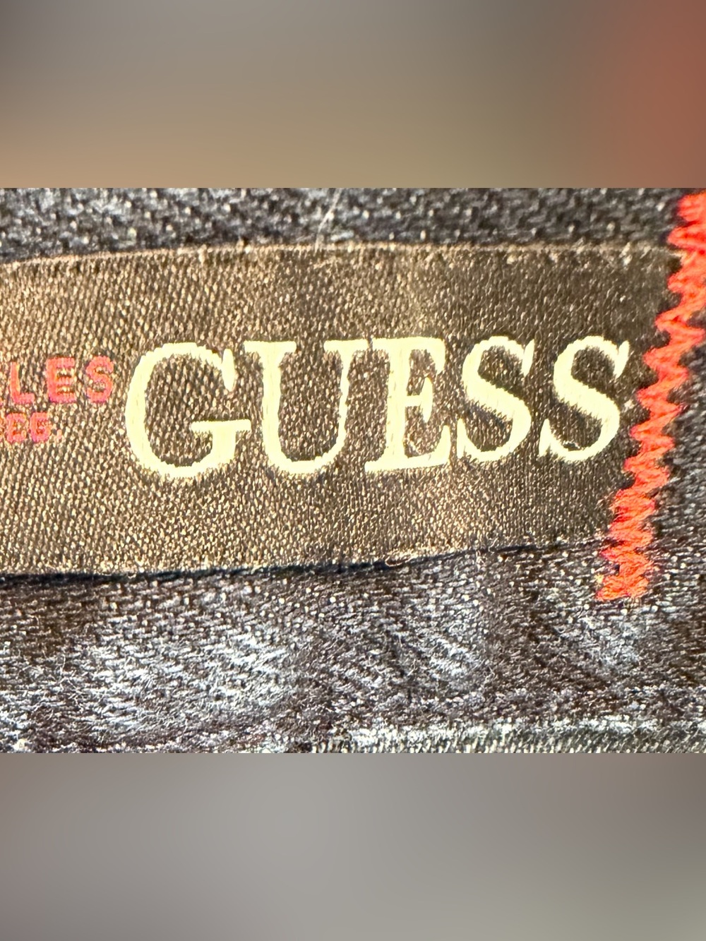 GUESS Men's Midnight Blue Straight Jeans - Picture 6 of 6